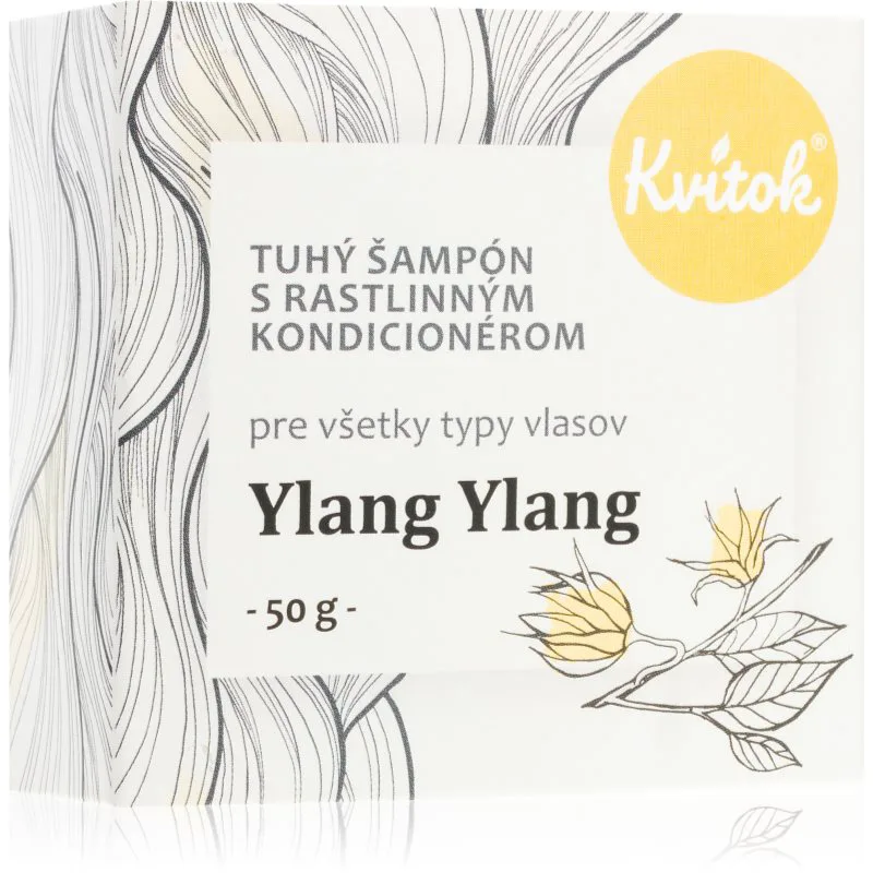Kvitok Ylang Ylang Σαμπουάν σε μορφή μπάρας για ξανθά μαλλιά 50 γρ