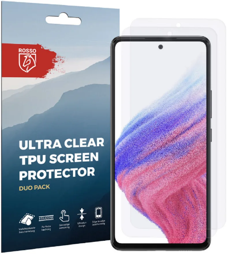 Κόκκινο Ultra Clear Screen Protector - Μεμβράνη Προστασίας Οθόνης - Samsung Galaxy A53 5G - 2 Τεμάχια (8719246344107)
