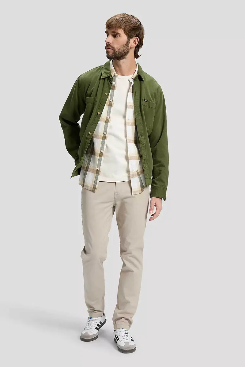 Lee® ανδρικό παντελόνι chino Slim Fit - 112376347 Εκρού