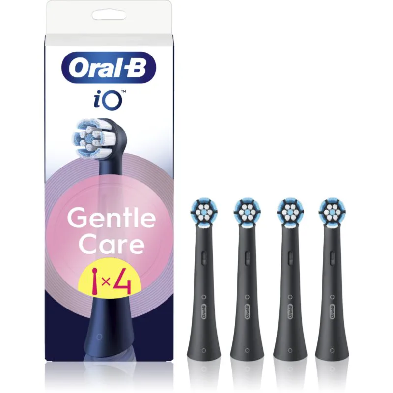 Oral-B iO Gentle Care ανταλλακτική κεφαλή για ευαίσθητα ούλα Black 4 τμχ