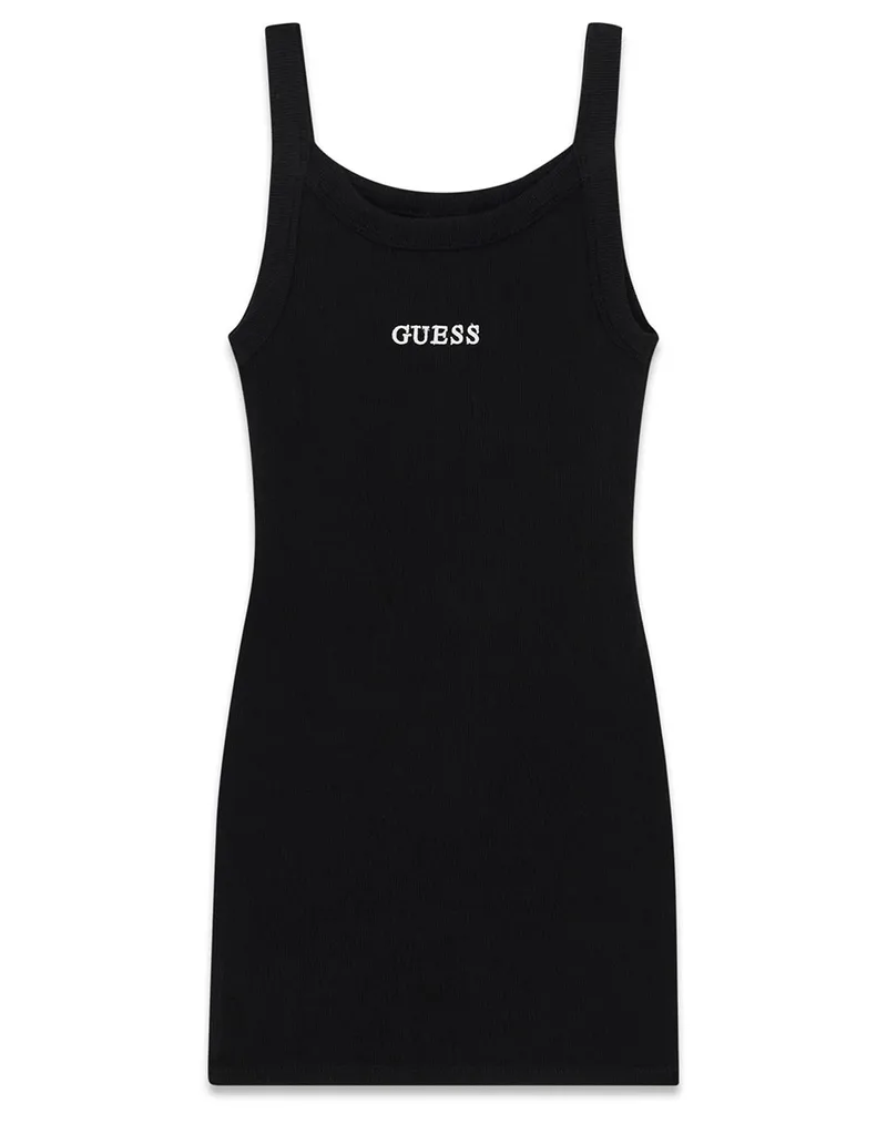 GUESS SL RIB DRESS_MINI ME ΦΟΡΕΜΑ ΠΑΙΔΙΚΟ GIRL J6GK28K8RT2-JBLK JetBlack