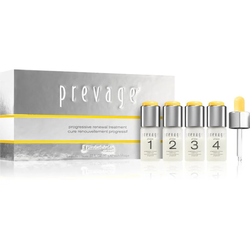 Elizabeth Arden Prevage αποκαταστατική φροντίδα για λαμπρότητα και λείανση επιδερμίδας 4 x 10 ml