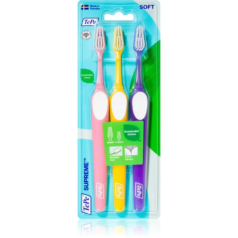 TePe Supreme 3-pack οδοντόβουρτσες 3 τμχ