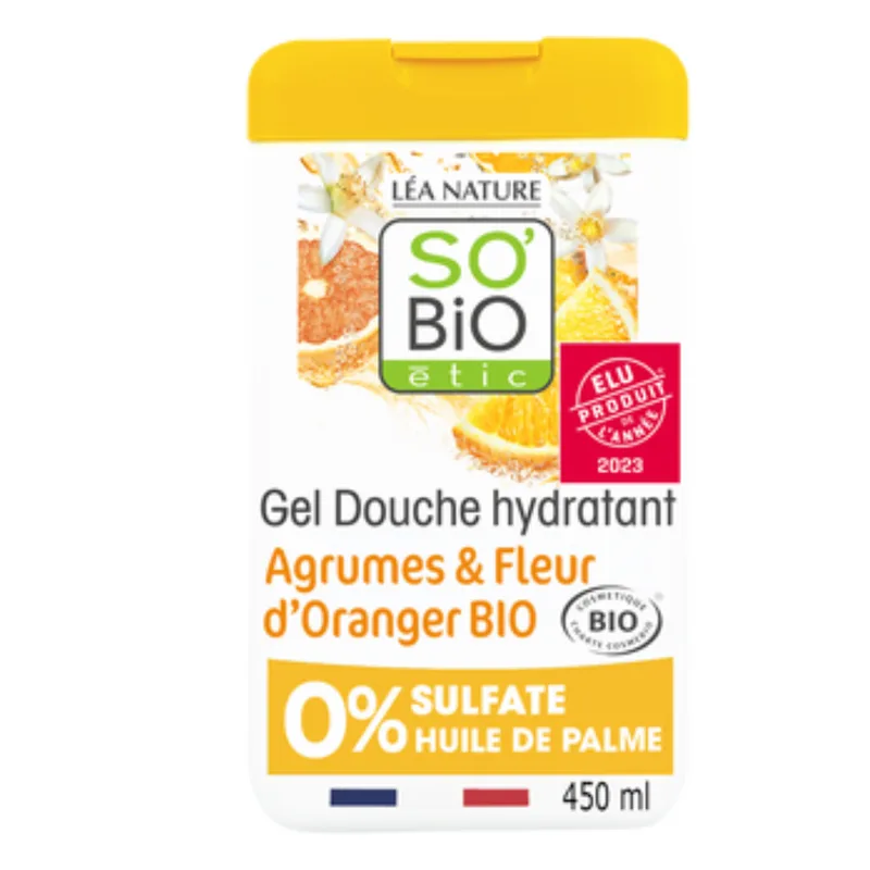 LÉa nature so bio étic Citrus and Orange Blossom Shower Gel 450 ml