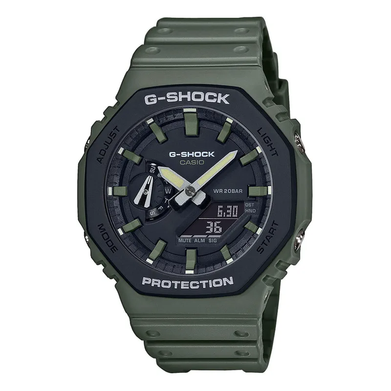 CASIO G-SHOCK Khaki Rubber Strap GA-2110SU-3AER