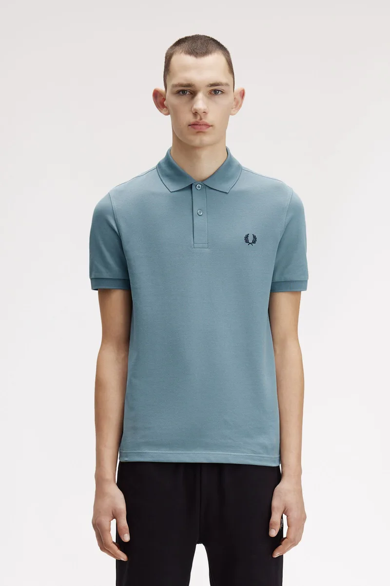 Ανδρικό Polo Plain Fred Perry Shirt M6000-Z56 Πετρόλ