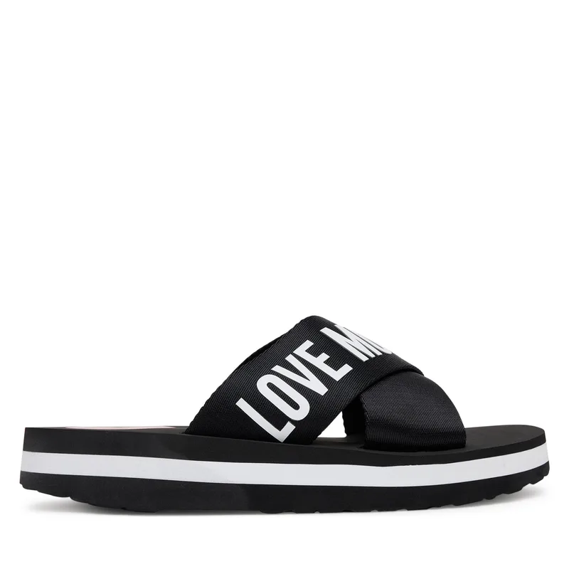 Παντόφλες LOVE MOSCHINO JA28324G0MIX3000 Μαύρο