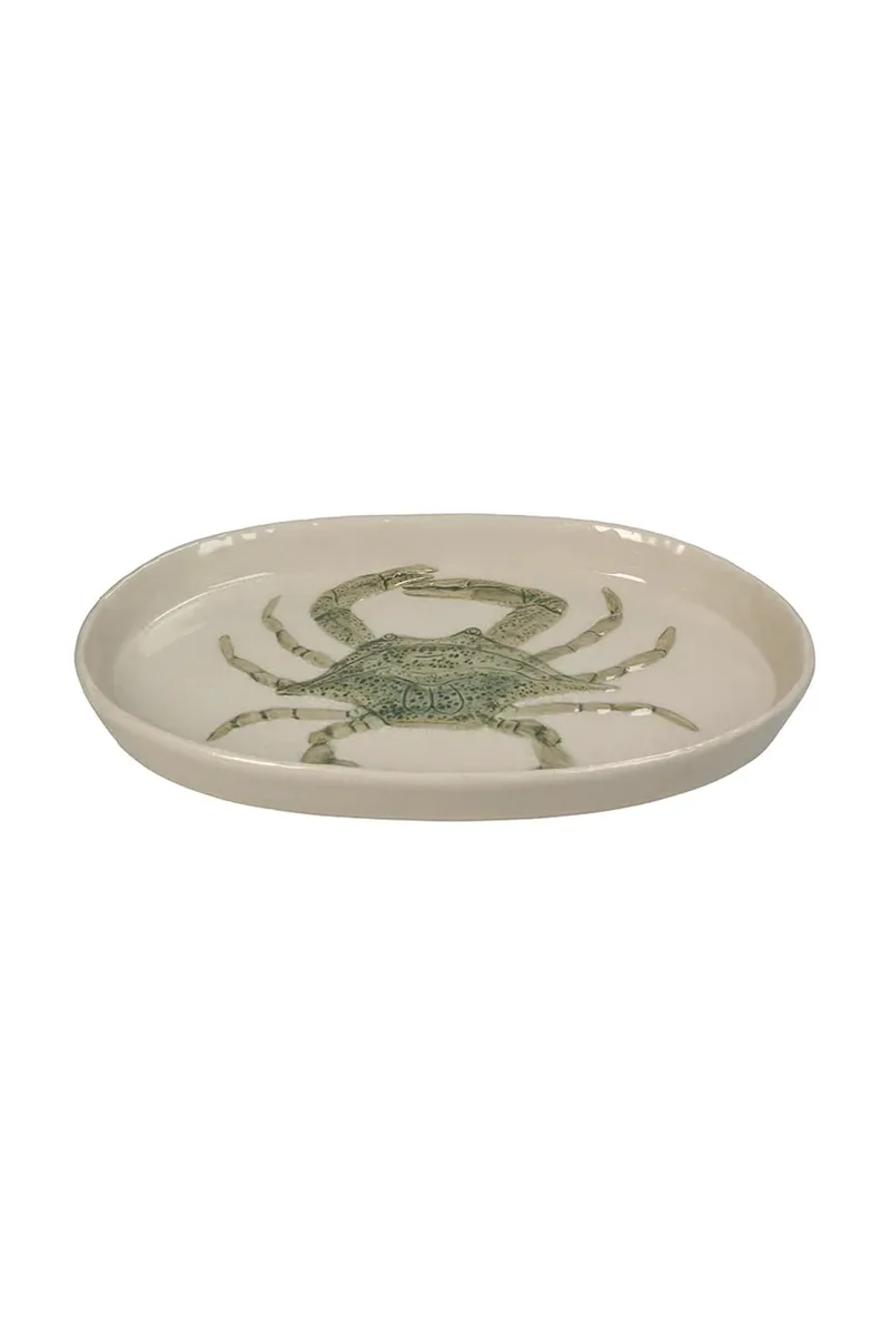 Πιατέλα σερβιρίσματος home & lifestyle Crab 2,5 x 18 x 28,8 cm
