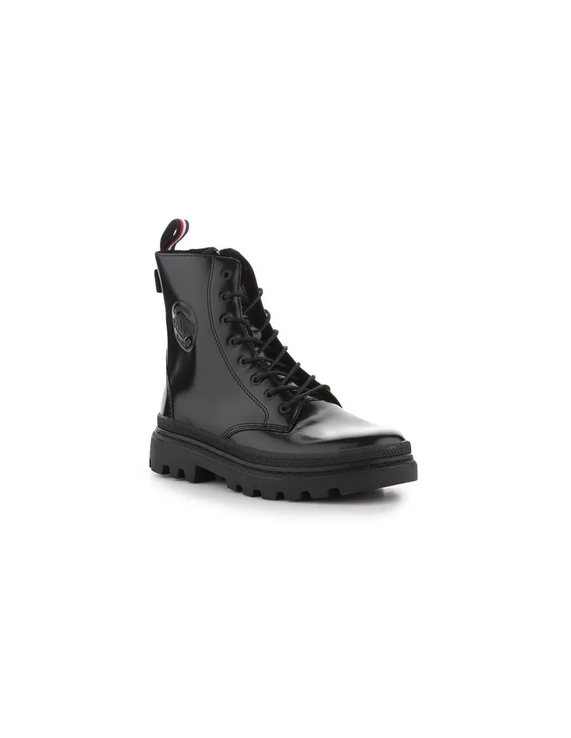 Palladium Pallatrooper Off Δερμάτινα Μαύρα Ανδρικά Αρβυλάκια 77204-010-M