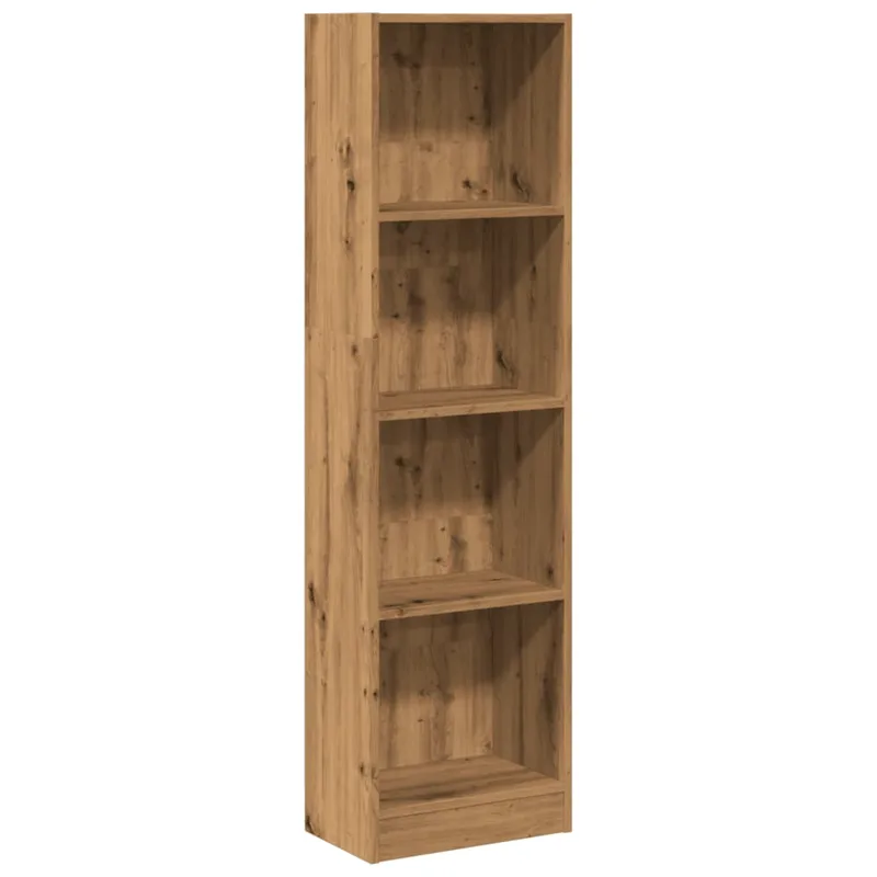 vidaXL Βιβλιοθήκη Αρτισιανή Δρυς 40x24x143 εκ. από Επεξεργασμένο Ξύλο