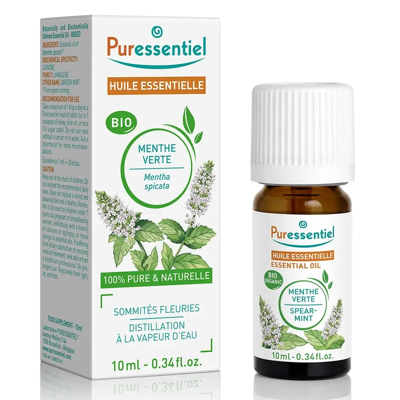 Organic Spearmint Essential Oils Puressentiel 10ml