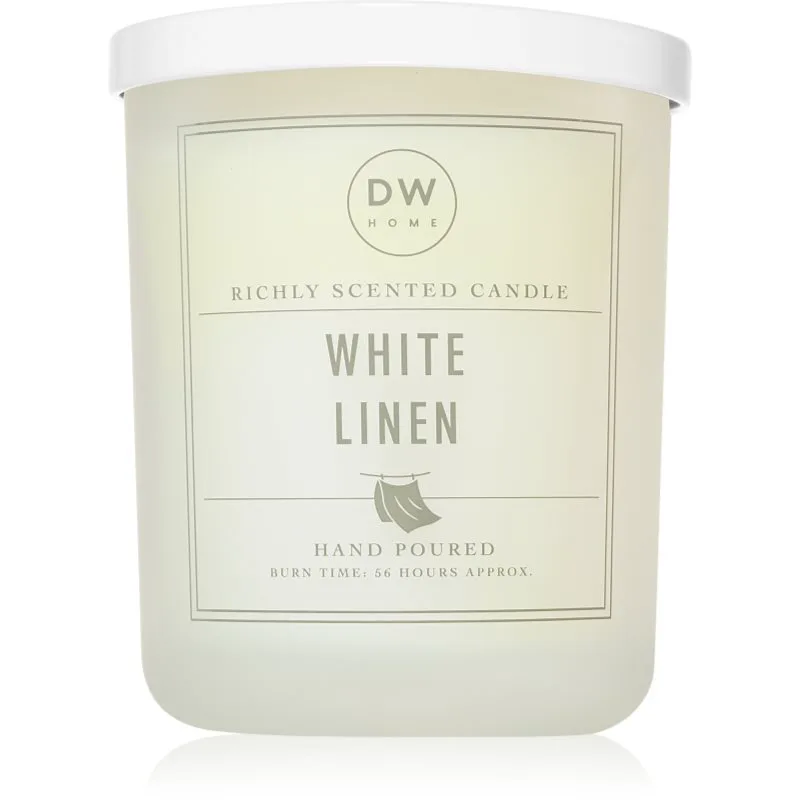 DW Home Signature White Linen αρωματικό κερί 434 γρ