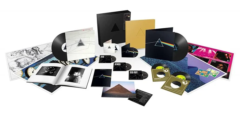 PINK FLOYD / DARK SIDE OF THE MOON - LTD 2LP / 2 7' SINGLE / 2CD/ 2BR / 2DVD / BOOK