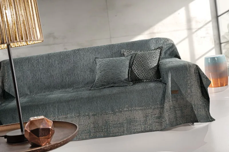 Ριχτάρι Πολυθρόνας Guy Laroche Perth Petrol 180x150