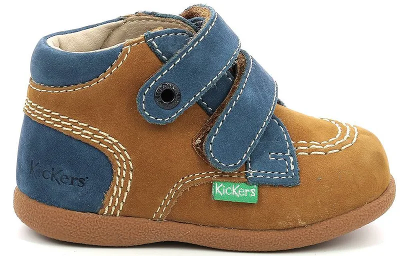 ΜΠΟΤΑΚΙ KICKERS BABYSCRATCH 439476 ΚΑΜΕΛ/ΜΠΛΕ (EU:22)