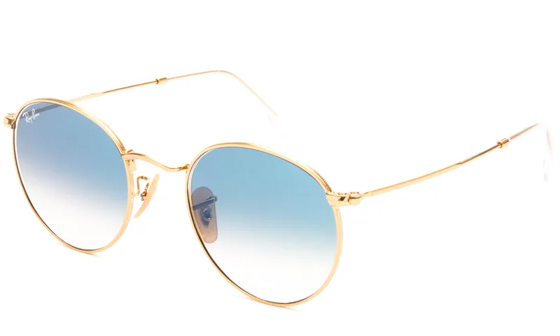 RAY BAN ΓΥΑΛΙΑ ΗΛΙΟΥ RAY BAN ROUND METAL 3447N 001/3F 5021 3447N Χρυσό