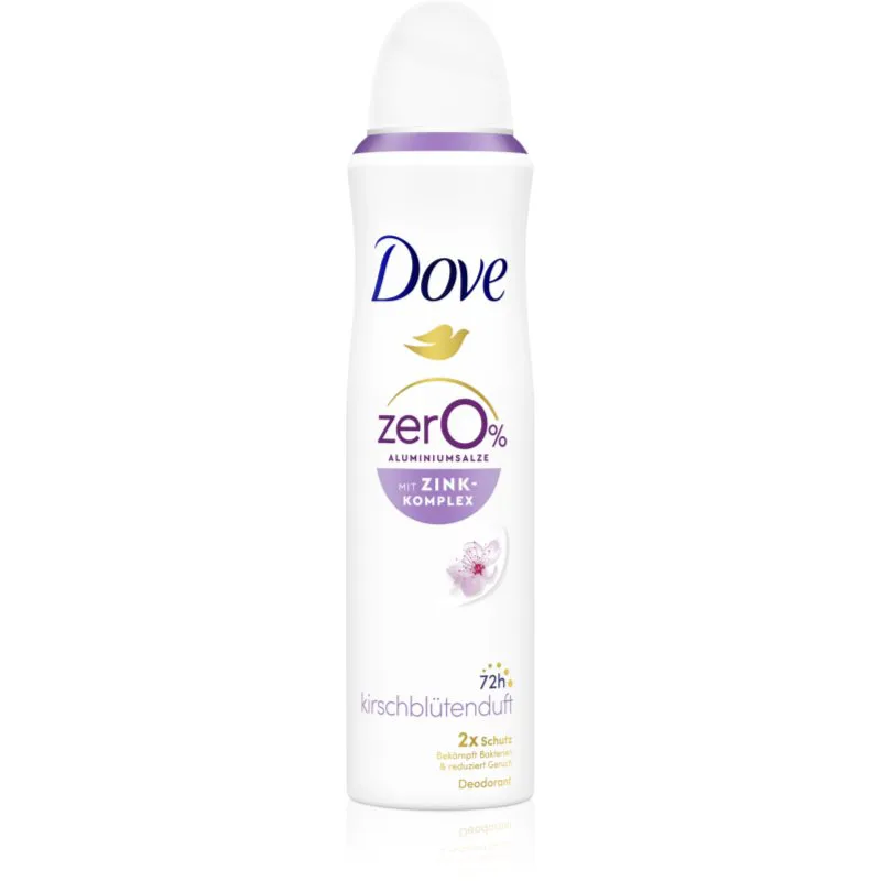Dove 0% ALU Cherry Blossom αποσμητικό σε σπρέι χωρίς αλουμίνιο Cherry Blossom 150 ml