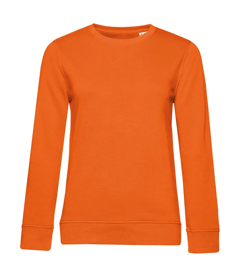 Γυναικείο Φούτερ WW32B B & C Organic Crew Neck French Terry Pure Πορτοκαλί