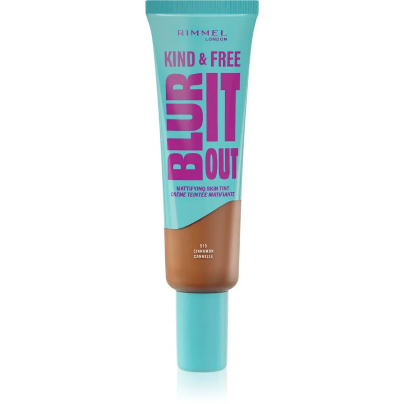 Rimmel Kind & Free Blur It Out ελαφρύ ενυδατικό μεικ απ SPF 20 απόχρωση 510 Cinnamon 30 ml