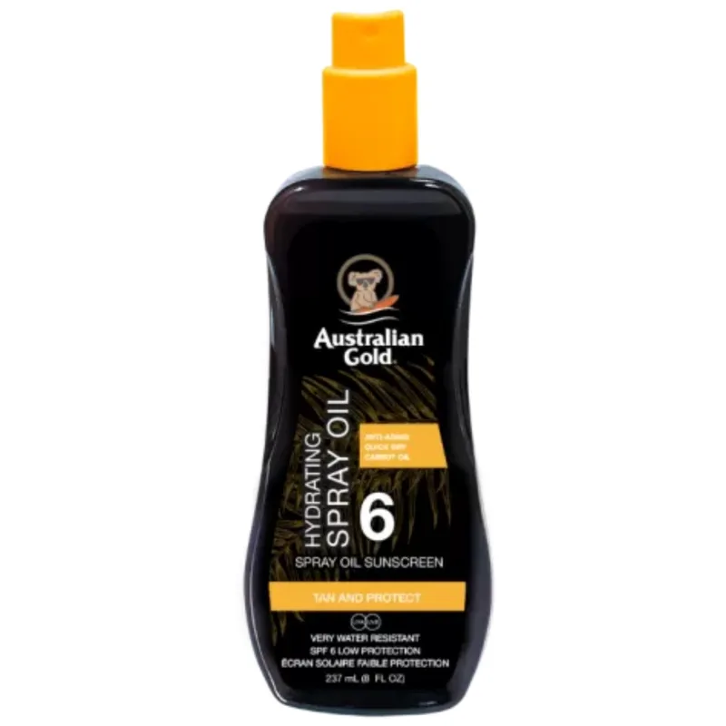 Australian Χρυσό Hydrating Spray Oil Sunscreen SPF6 (237ml)