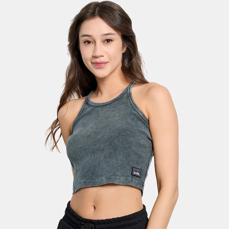 BodyTalk Γυναικείο Cropped Αμάνικο T-Shirt (9000168449_3027)