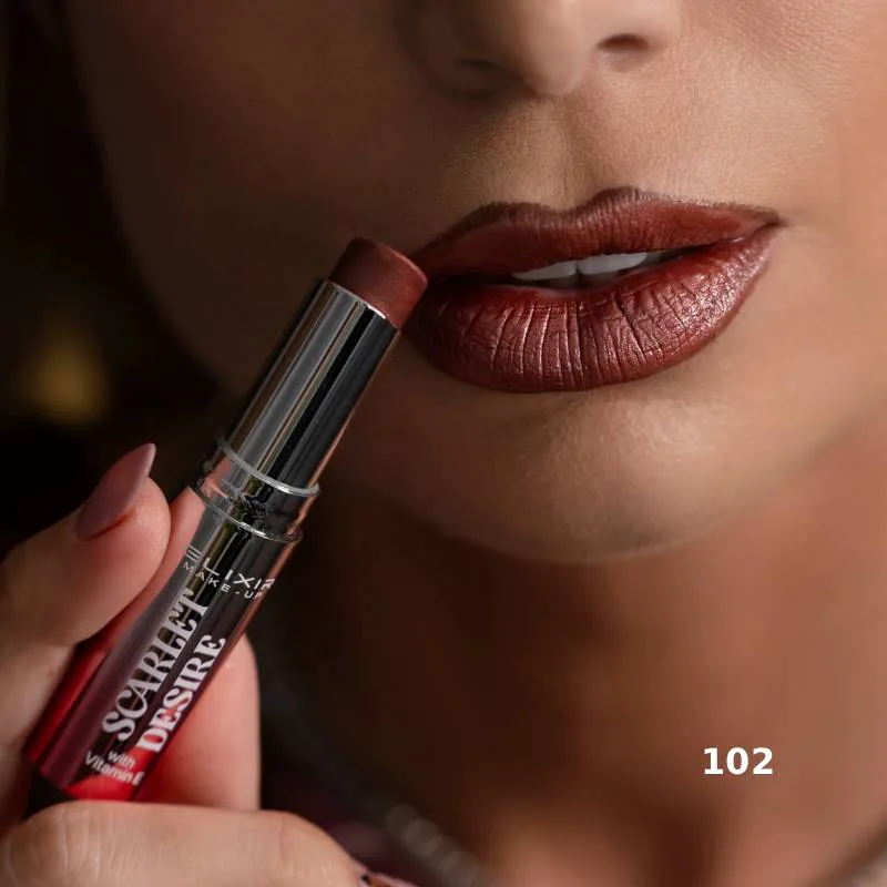 Elixir Scarlet Desire Satin Lipstick 102