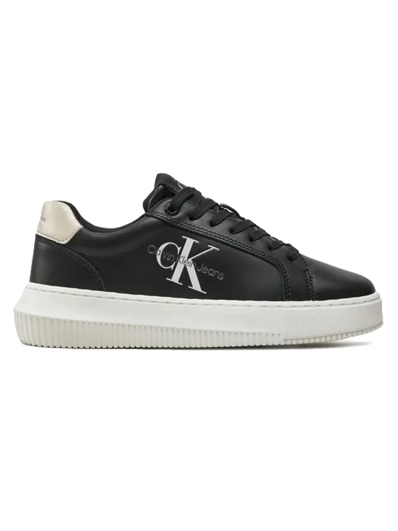 SNEAKER CALVIN KLEIN CHUNKY CUPSOLE LACEUP LTH ML MTL BLACK/EGGSHELL CALVIN KLEIN