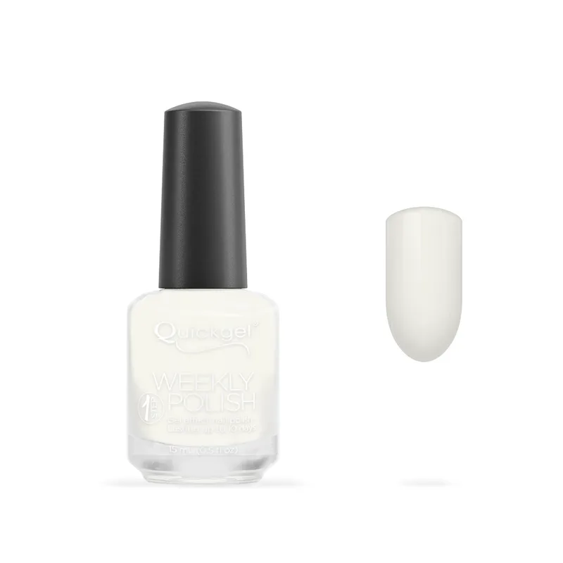 Quickgel No MILKY FRENCH - Βερνίκι 15 ml - Weekly polish