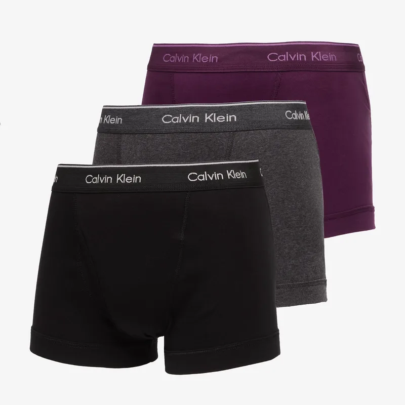 Μπόξερς Calvin Klein Trunk 3-Pack Purple M