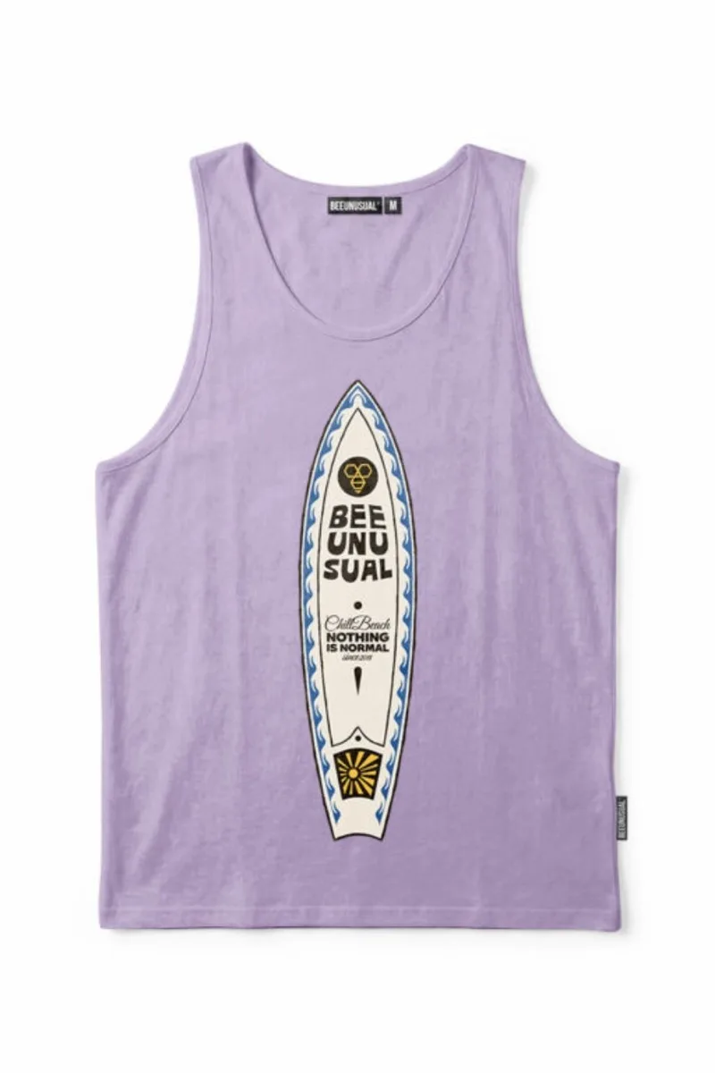 BEE UNUSUAL Totem Ανδρικό Αμάνικο - Μωβ -AT-260721-PURPLE