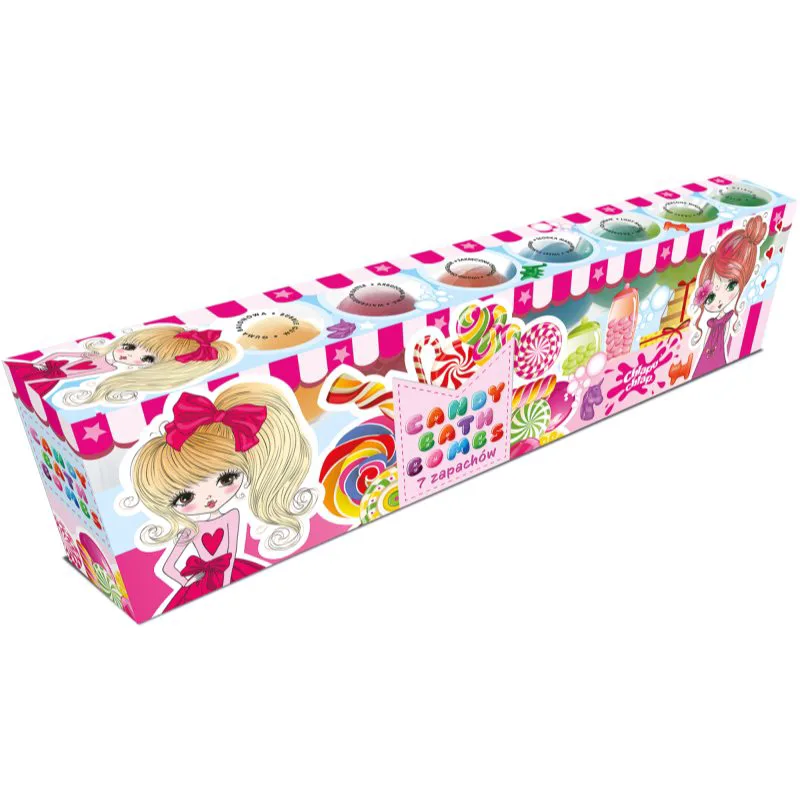 Chlapu Chlap Candy Shop αφρώδεις μπάλες για το μπάνιο για παιδιά 7x50 γρ