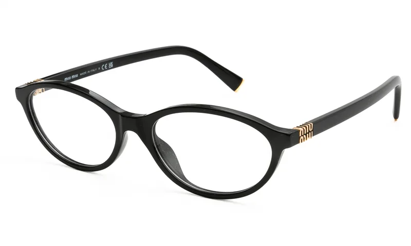 MIU MIU ΣΚΕΛΕΤΟΣ ΟΡΑΣΕΩΣ MIU MIU 09XV 16K1O1 5417 09XV Μαύρο