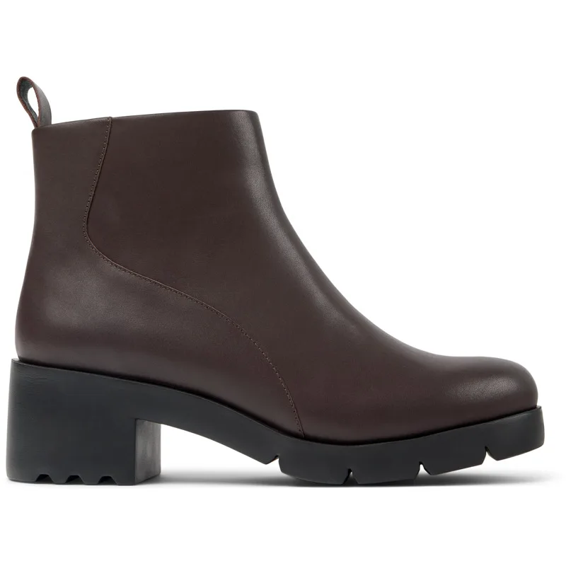 CAMPER Wanda - Μποτάκια Για Γυναικεία - Καφέ, Μέγεθος 41, Smooth leather