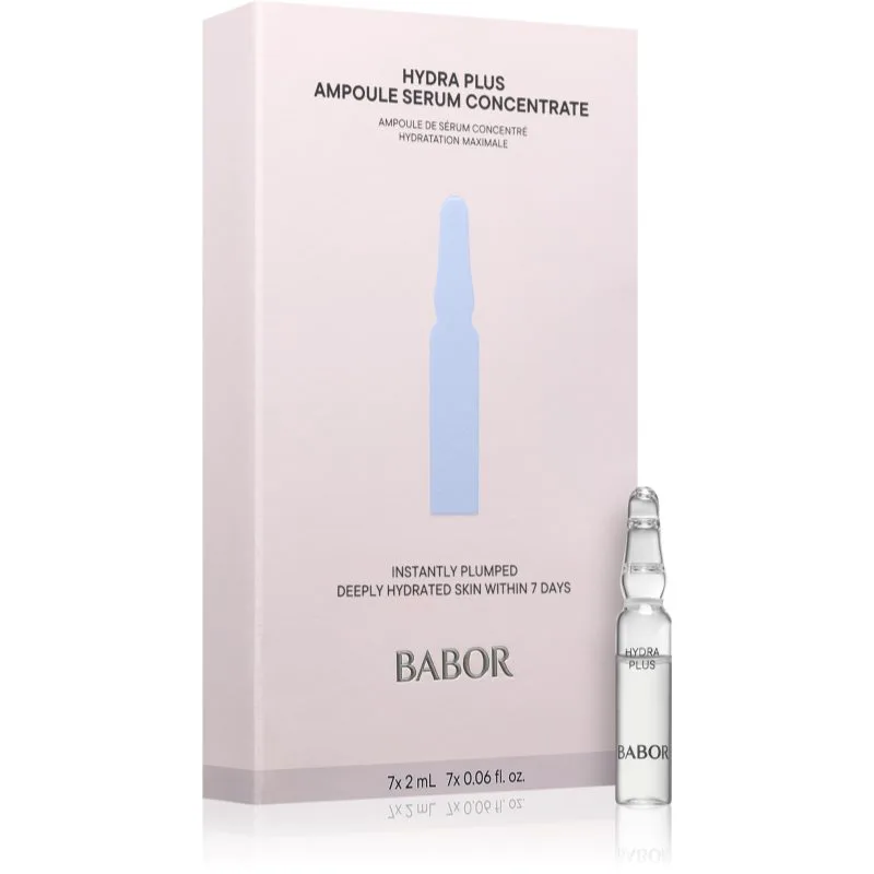 BABOR Ampoule Concentrates Hydra Plus συμπυκνωμένος ορός για έντονη ενυδάτωση επιδερμίδας 7x2 ml