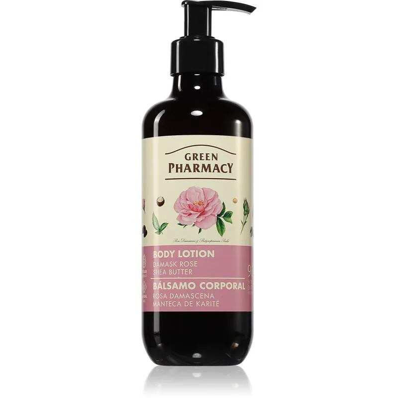 Green Pharmacy Damask Rose & Shea Butter Body Lotion θρεπτικό γάλα για το σώμα 400 ml