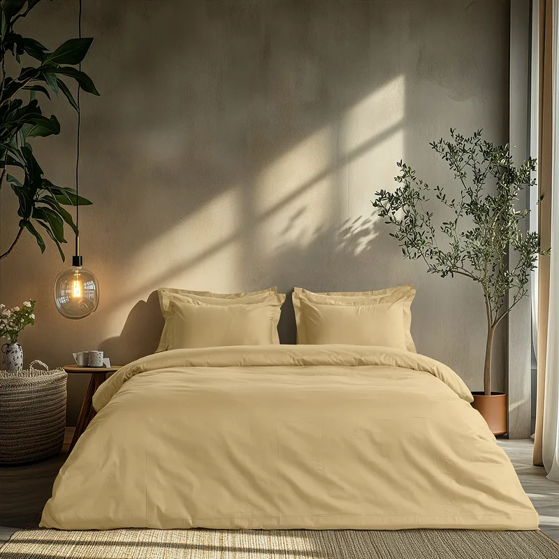 Beauty Home Σετ παπλωματοθήκη μονή Art 1700 Harmony 170x250 Κρεμ