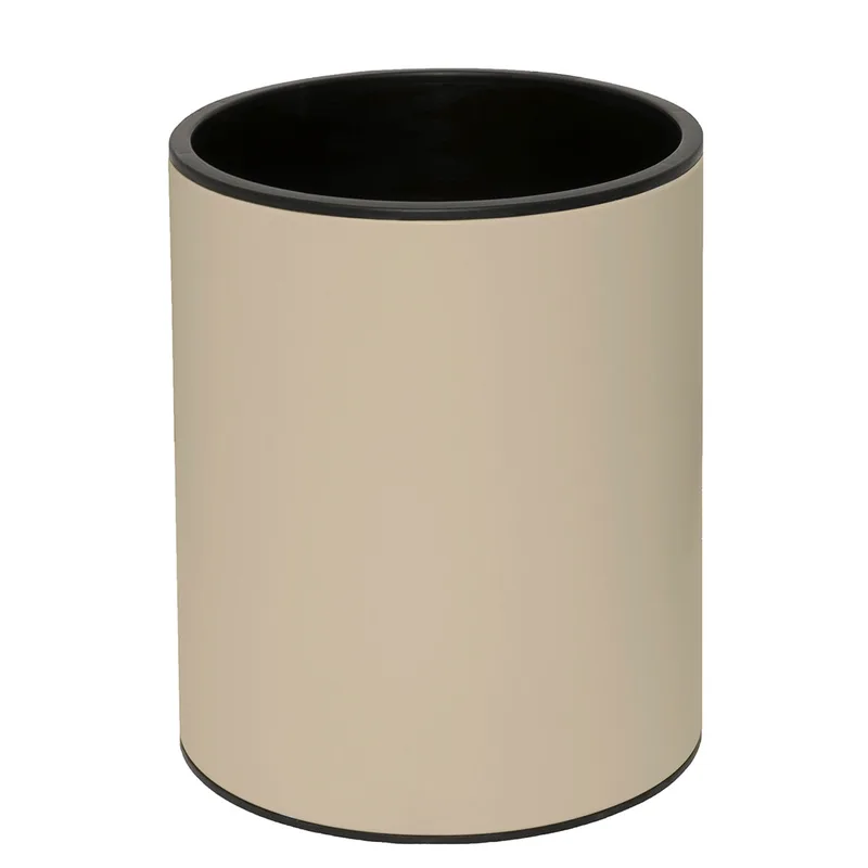 Καλάθι Απορριμμάτων (Φ20x24) Pam & Co 6lt 2024-703 Ivory Matt