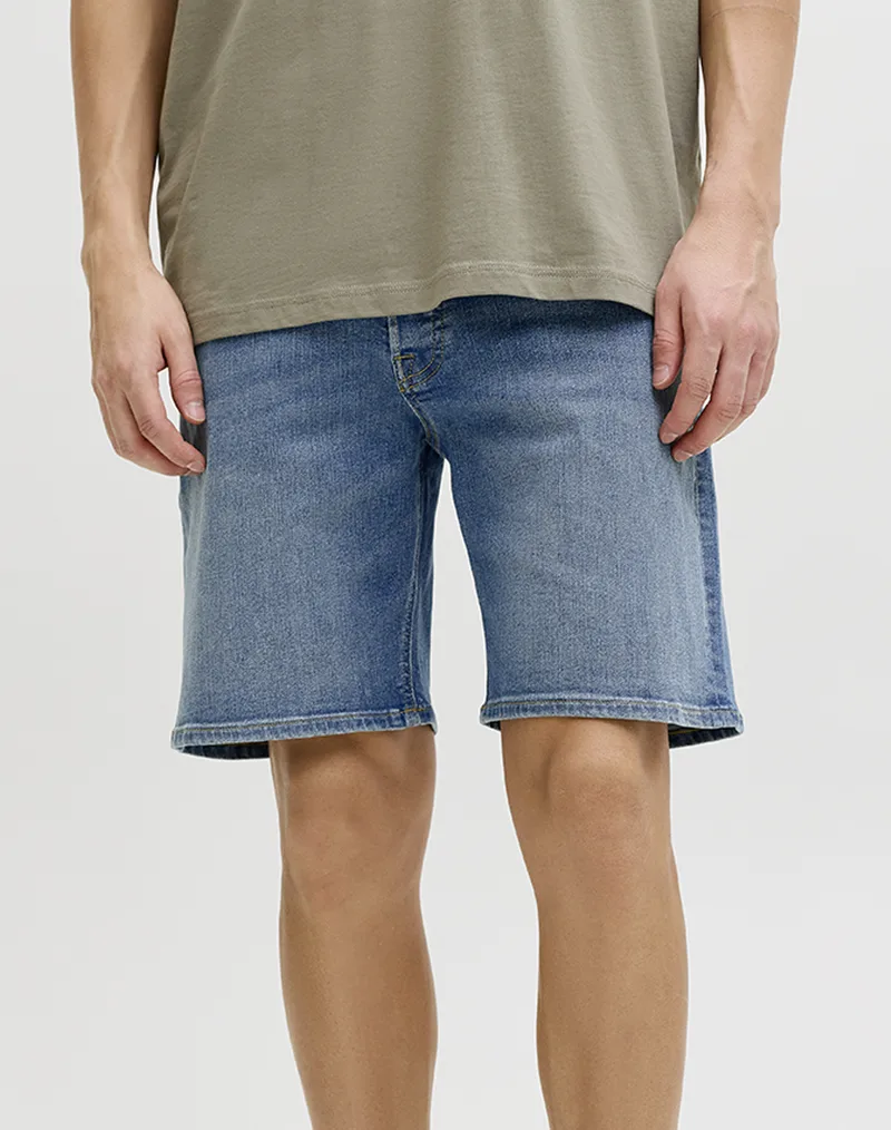JACK&JONES JJIRICK JJORIGINAL SHORTS AT 999 12290839-BLUE DENIM DenimBlue