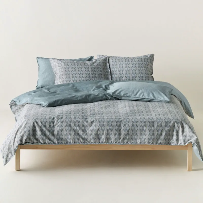 Σεντόνια Υπέρδιπλα Σετ Kentia Artisan Blue
