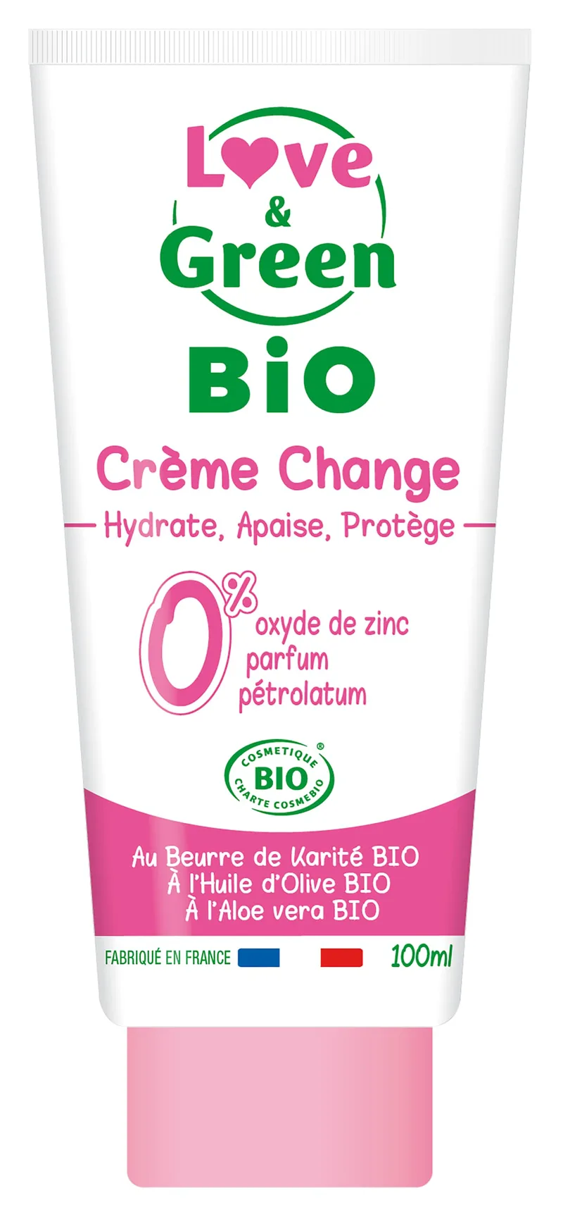 Love&Green Organic changing cream Sensitive and reactive skin 100ml