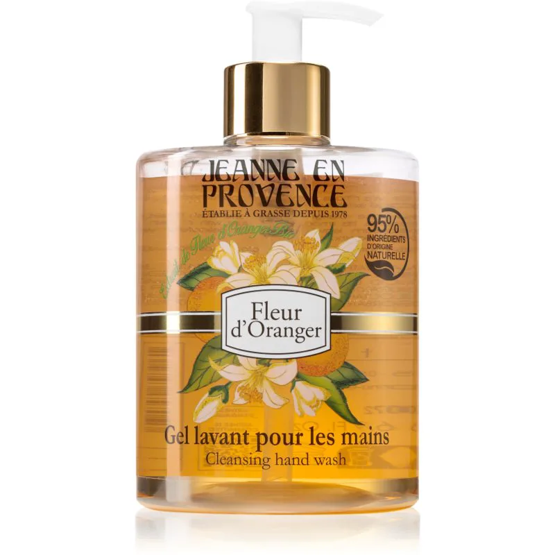Jeanne en Provence Πορτοκαλί Blossom υγρό σαπούνι για τα χέρια 500 ml