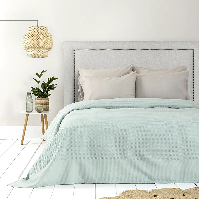 Κουβερτόριο King Size 240X260 Nima Dune Minty Blue (240x260)