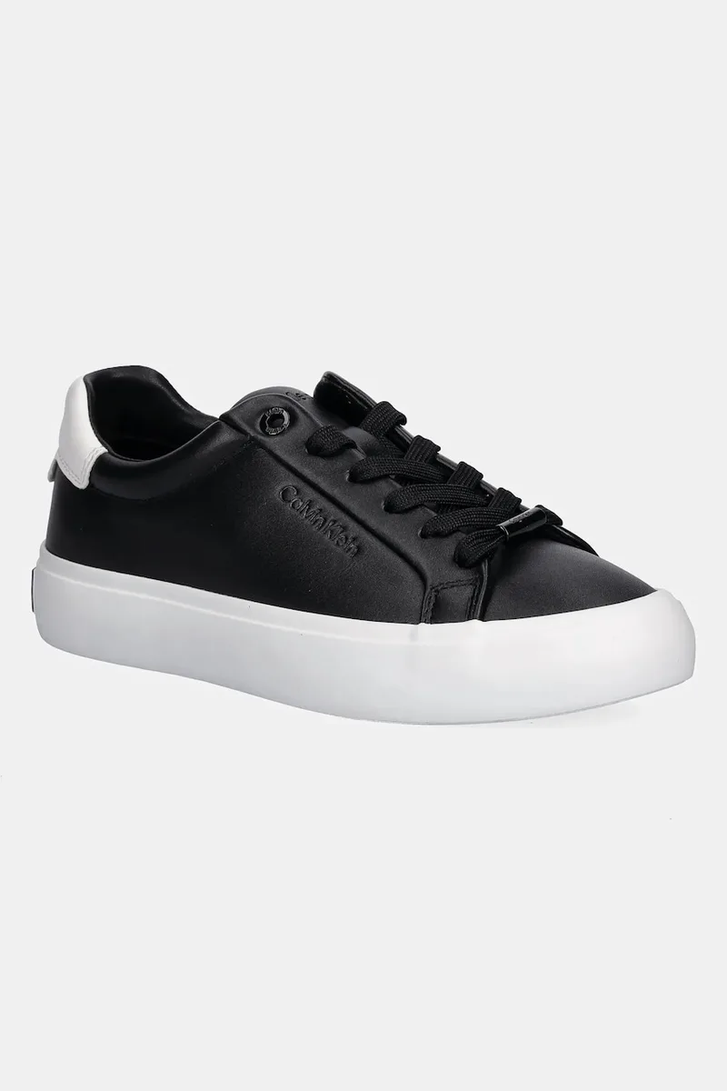 Δερμάτινα sneakers Calvin Klein LACE-UP SNEAKER LTH CK