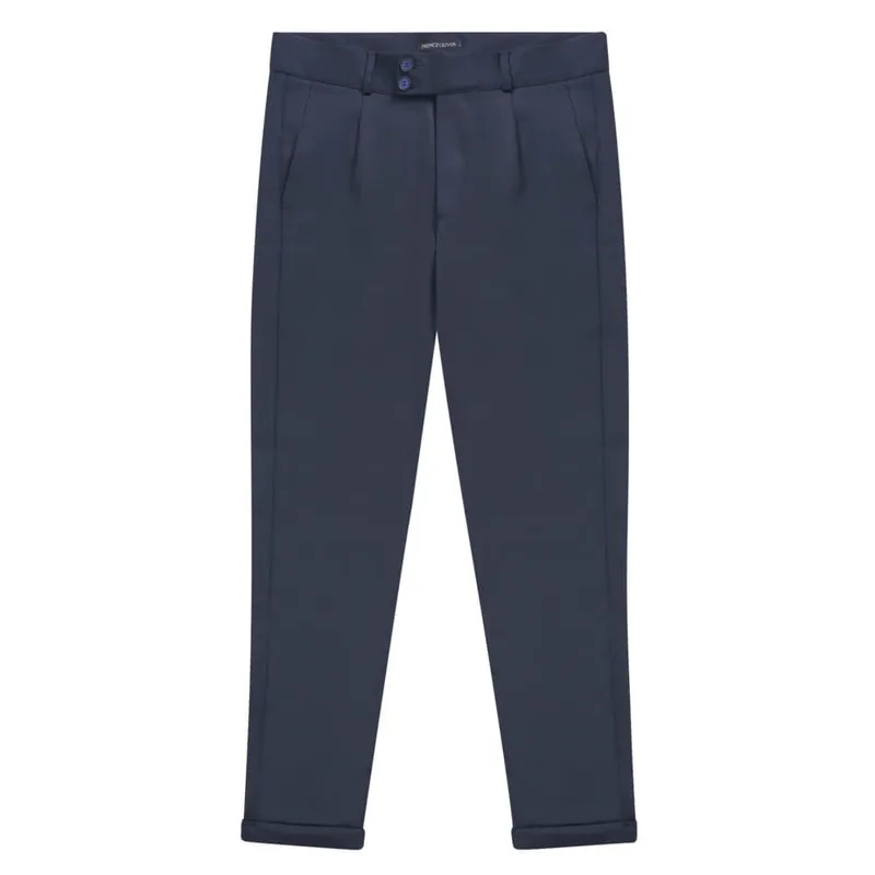Υφασμάτινο Παντελόνι Μπλε Σκούρο (Comfort Fit)