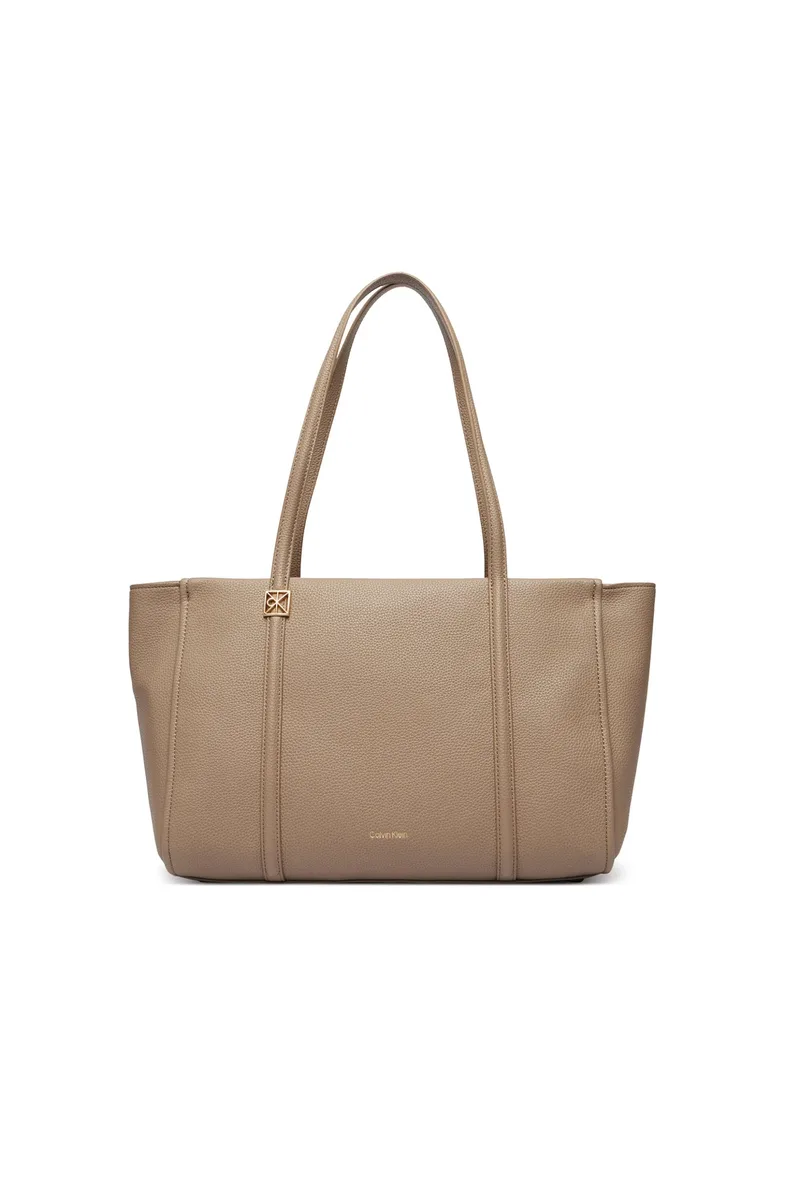 Calvin Klein Jeans γυναικεία τσάντα tote με λογότυπο - LV04F3424G Μπεζ