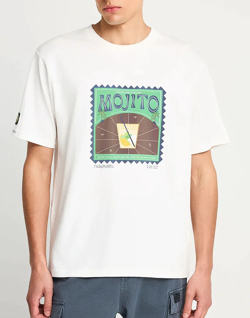 FUNKY BUDDHA T-Shirts FBM013-042-04-OFF WHITE OffWhite