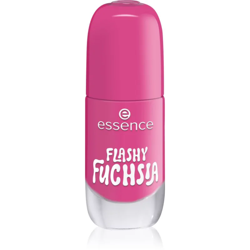 essence Gel Nail Polish τζελ βερνίκι νυχιών απόχρωση 28 FLASHY FUCHSIA 8 ml