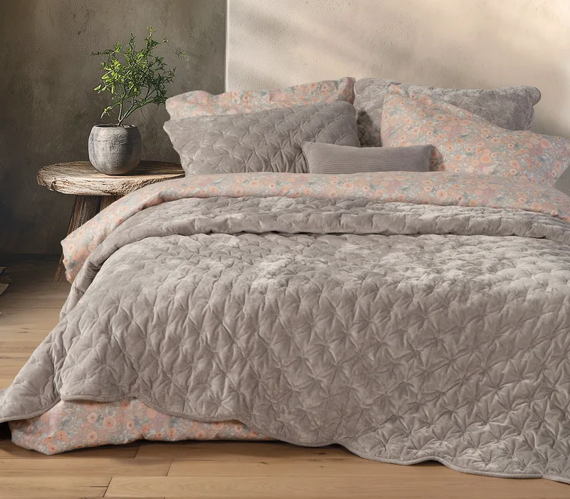 Κουβερλί Υπέρδιπλο Nef-Nef Priver Grey 230x240