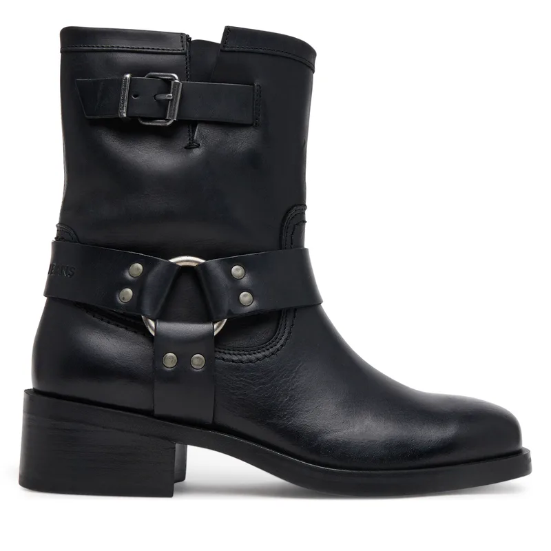 Μποτάκια Tommy Jeans Tjw Biker EN0EN02811 Μαύρο