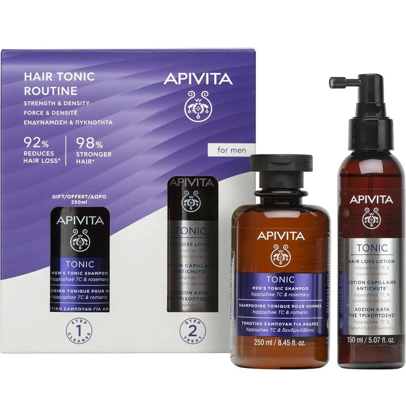 Apivita Promo Tonic Hair Loss Lotion 150ml & Δώρο Men's Tonic Shampoo 250ml